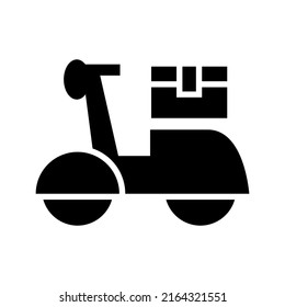 pizza delivery icon or logo isolated sign symbol vector illustration - high quality black style vector icons
