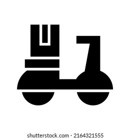 pizza delivery icon or logo isolated sign symbol vector illustration - high quality black style vector icons
