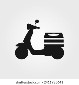Pizza delivery icon - Simple Vector Illustration