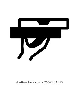 Icono de entrega de pizza Ilustración de diseño de símbolo de Vector