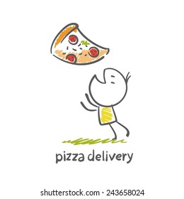 pizza delivery illustration