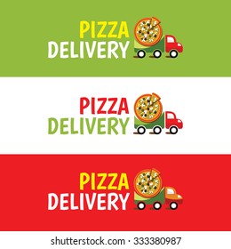 Pizza delivery logo