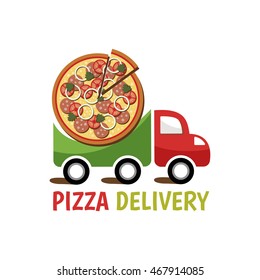 Pizza delivery logo