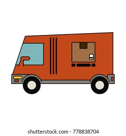 Pizza delivery van