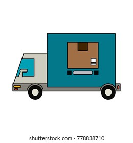 Pizza delivery van