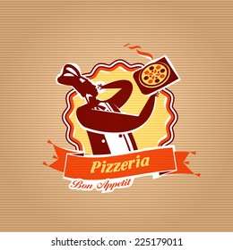 Pizza Delivery. Vector format