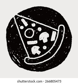 pizza doodle drawing