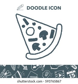 pizza doodle drawing