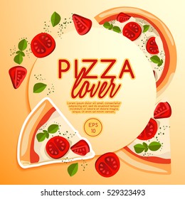 Pizza Elements : Vector Illustration 