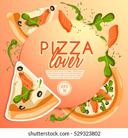 Pizza Elements : Vector Illustration 