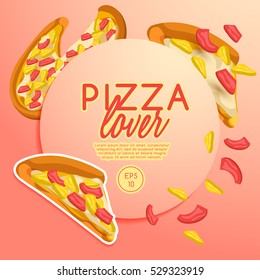 Pizza Elements : Vector Illustration 