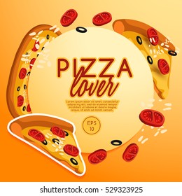 Pizza Elements : Vector Illustration 