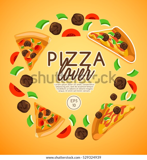 Pizza Elements Vector Illustration Stock Vector (Royalty Free ...