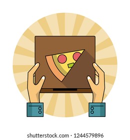 Pizza fast food delivery