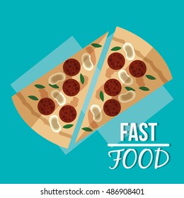 Pizza and fast food design