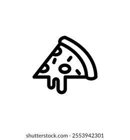 pizza, fast food icon design 