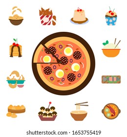 Pizza, fast, food icon. International Food icons universal set for web and mobile