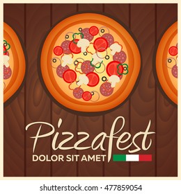 Pizza festival. Banner
