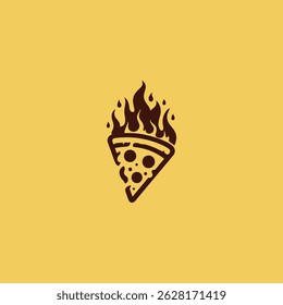 Pizza fire logo for sale.