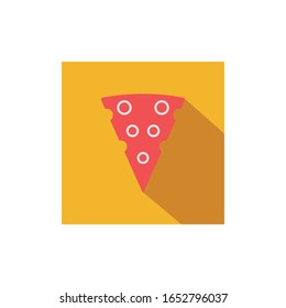 Pizza flat icon vector - 