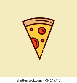 Pizza - Flat Vector Design