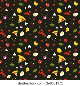 pizza and food pattern