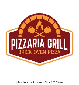 pizza food truck restaurant logo concept