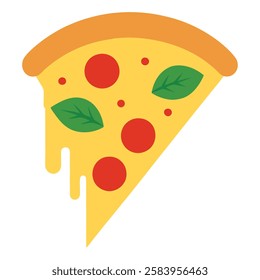 Pizza, food  vector  art illustration