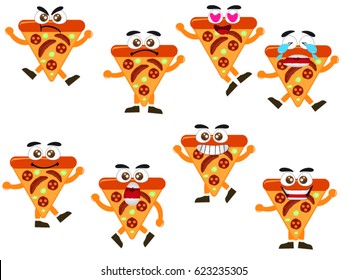 pizza funny fast foods characters