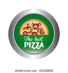 pizza graphic design , vector illustration