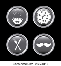 pizza graphic design , vector illustration