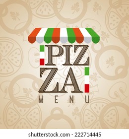 pizza graphic design , vector illustration