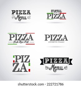 pizza graphic design , vector illustration