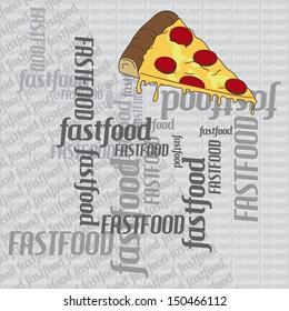 pizza grey art page