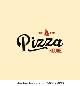 Pizza house logo concept for restaurant or eatery, prefessional services for branding your company, organization, event and business