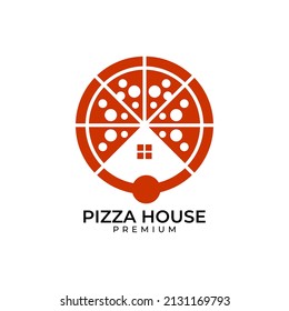 Pizza House Logo Design Vector Stock Vector (Royalty Free) 2131169793 ...