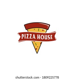 Pizza House Retro Vintage Logo