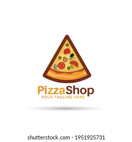 Pizza house vector logo design - Pizza logo design Fresh, original and full vector design. It is high resolution, editable and printable.