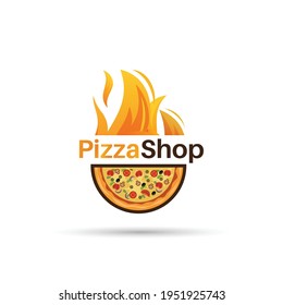 Pizza house vector logo design - Pizza logo design Fresh, original and full vector design. It is high resolution, editable and printable.