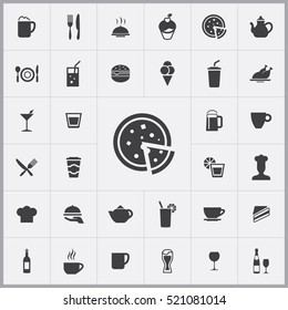 pizza icon. cafe icons universal set for web and mobile