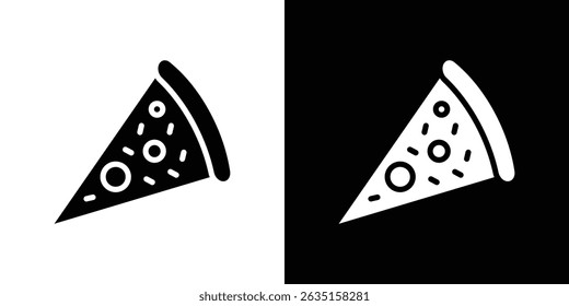 Pizza icon concept, vector illustration