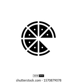 Pizza icon, design inspiration vector template for interface and any purpose