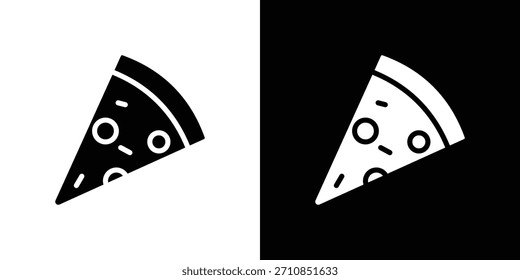 Pizza icon design vector collection. flat icons.