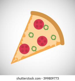 pizza icon design, vector illustration