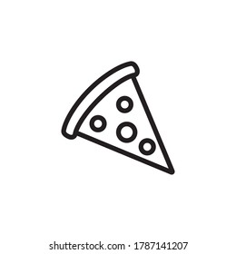 Pizza Icon Design Vector Template