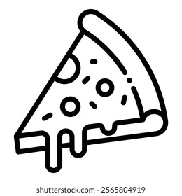 Pizza Icon Element For Design
