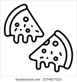 Pizza Icon Element For Design