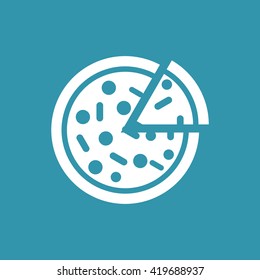 Pizza Icon. Eps-10.