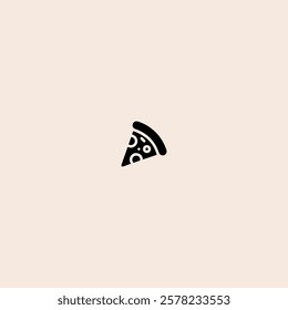 Pizza icon flat vector design.