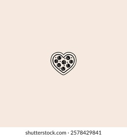 
Pizza icon flat vector design.